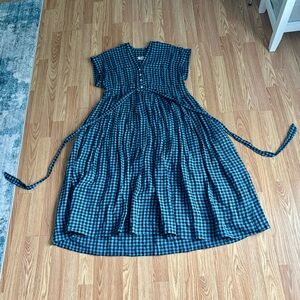 Claire Heinui Noe Dress with Waist Ties
